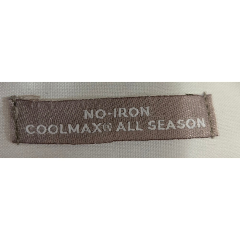 Chicos Classic White No Iron Coolmax All Season Button Down Shirt Size 3, 16/18 - Picture 9 of 11